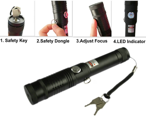 (image for) Red Laser Torch 500mW